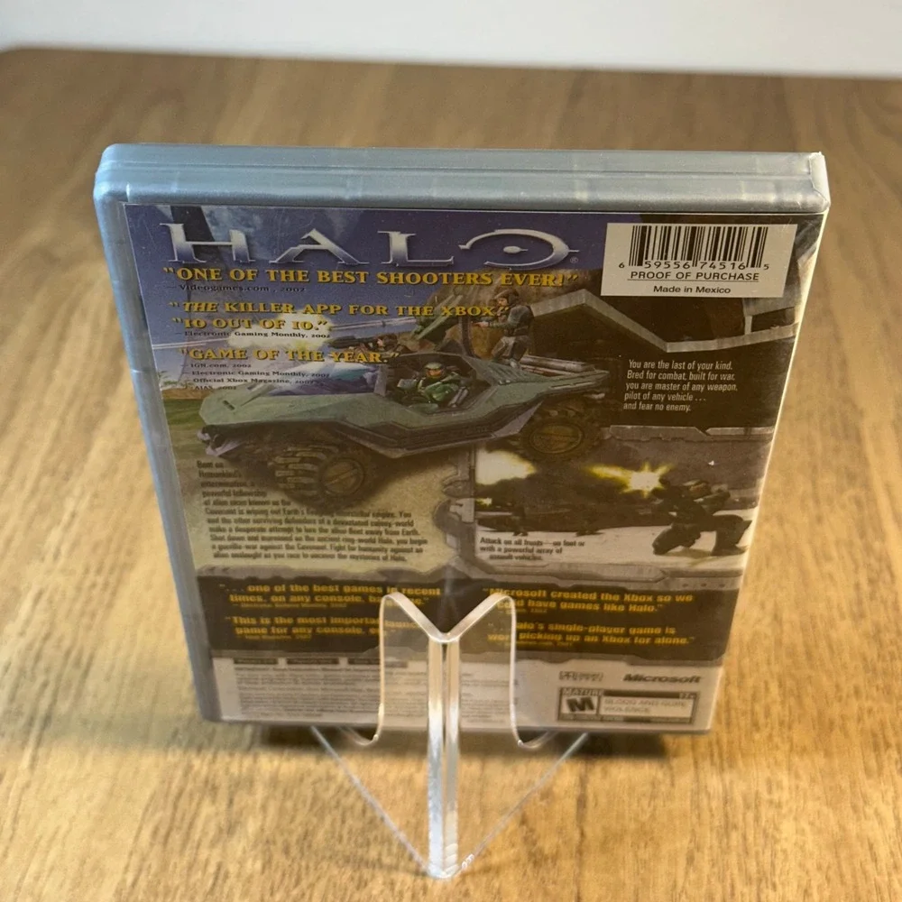 Microsoft Halo Combat Evolved CIB TESTED Xbox Platinum Hits Good Original